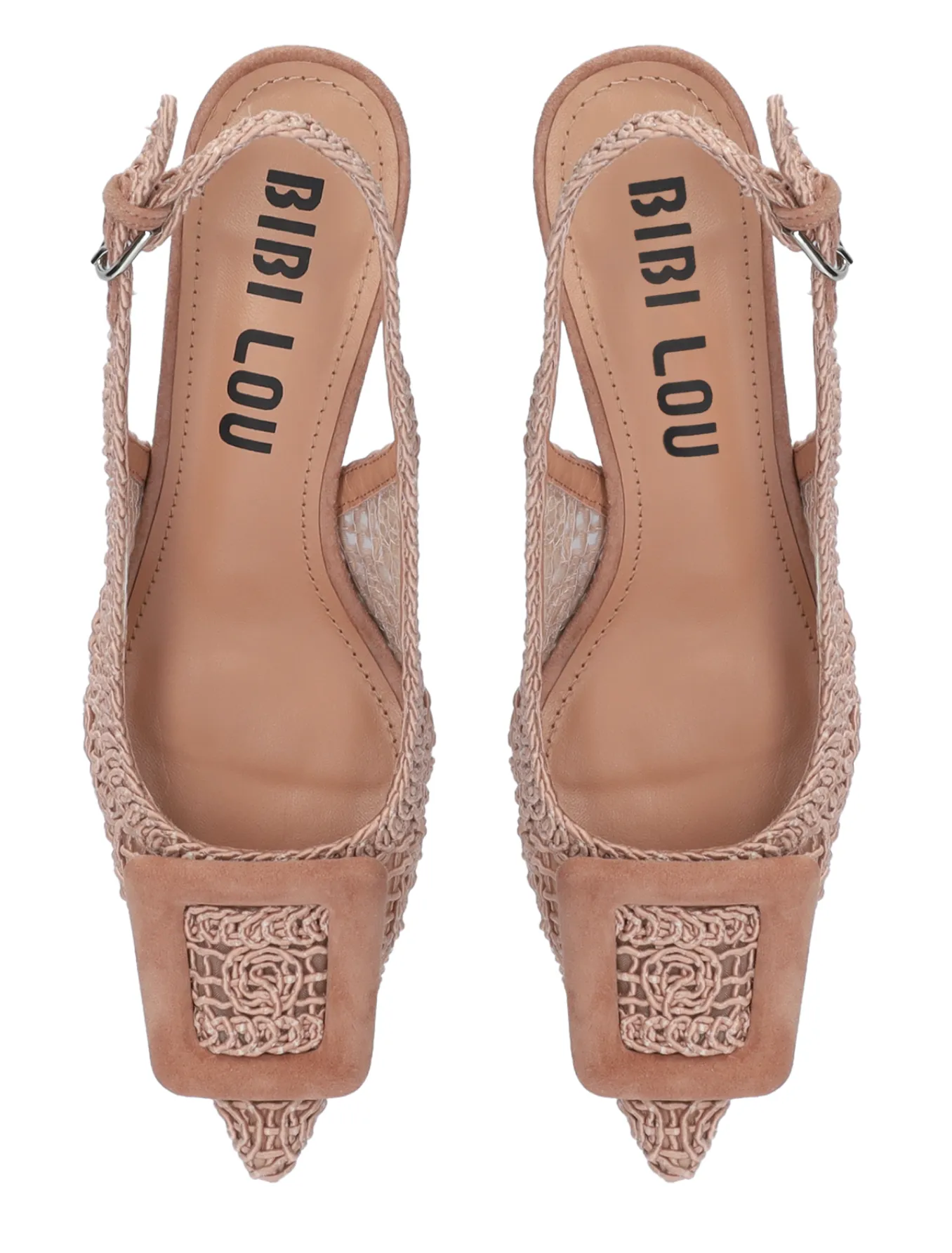 Bibi Lou Dalila Pump 55 Cream Nude Sling back Heels