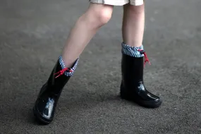 Black Rain Boots