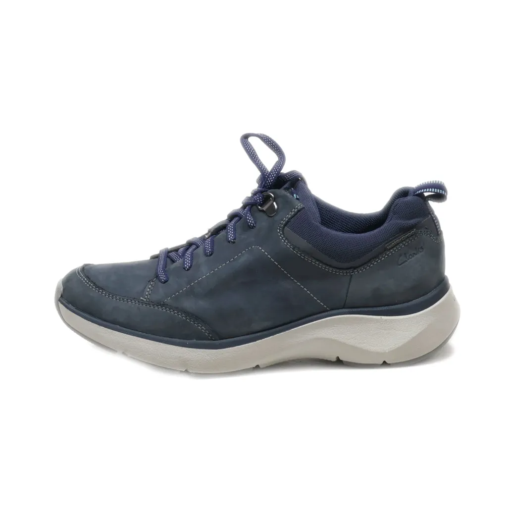 Clarks Trainers & Sneakers Nubuck Blue Colour For Women