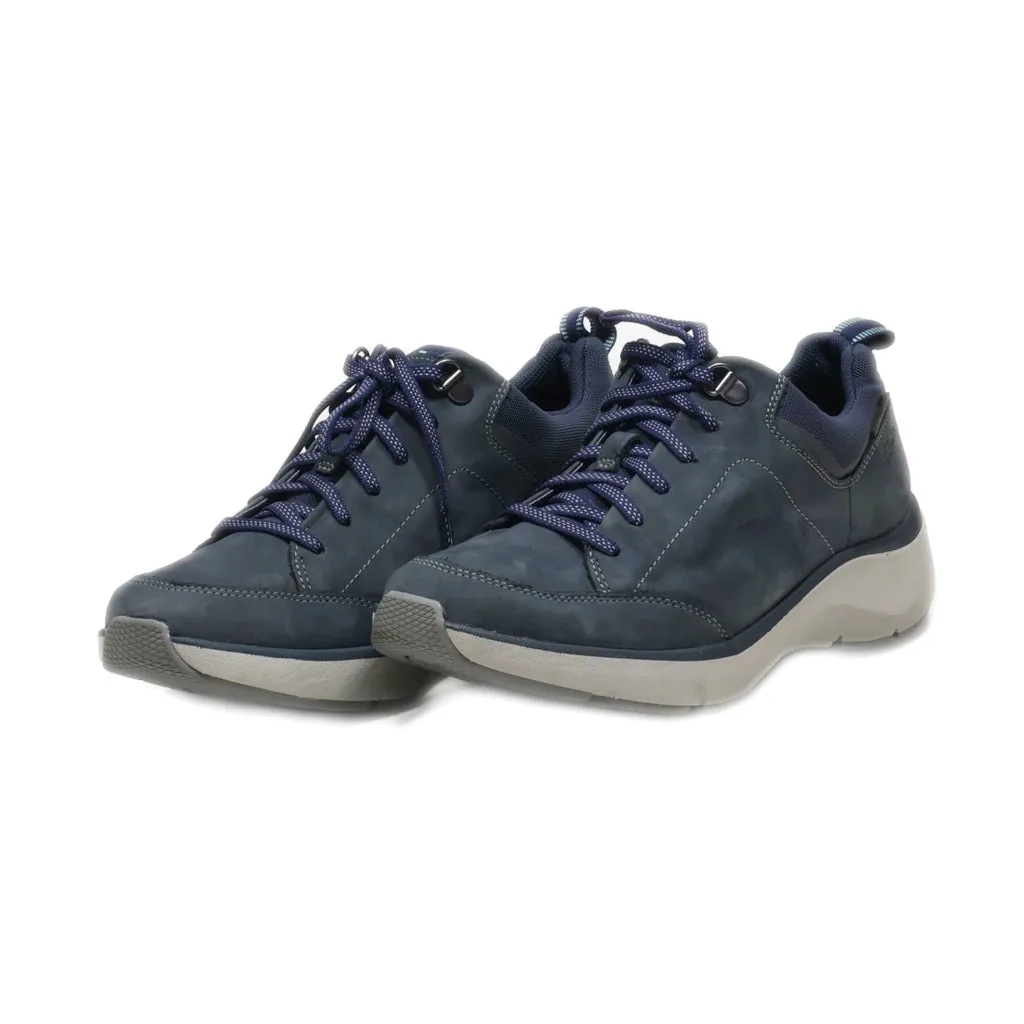 Clarks Trainers & Sneakers Nubuck Blue Colour For Women
