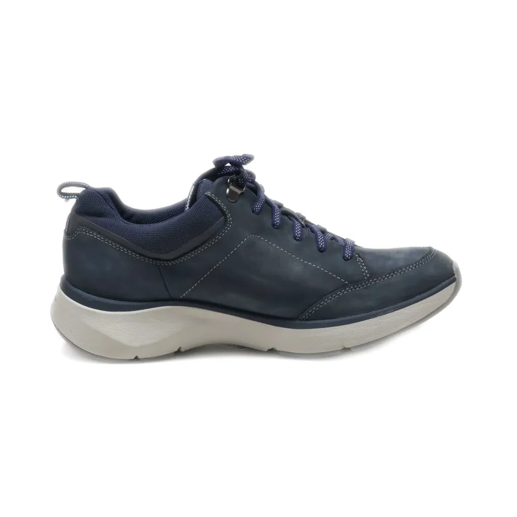 Clarks Trainers & Sneakers Nubuck Blue Colour For Women