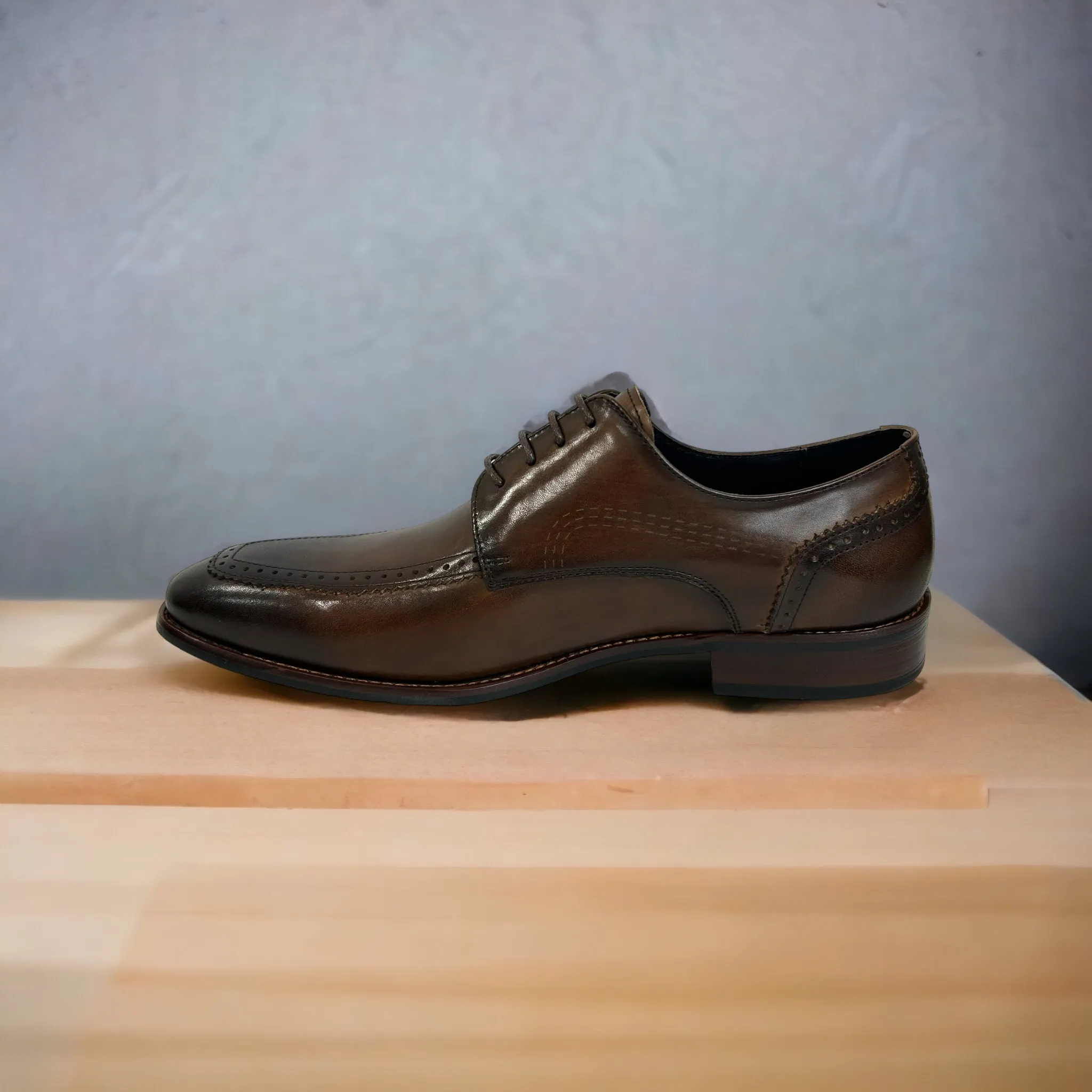 LIAM DANIEL DRESS SHOES- MAURO BROWN