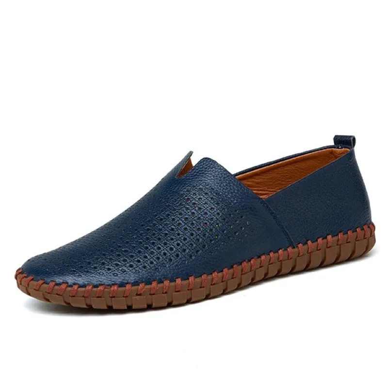 Loafers Breathable Soft Leather Shoe