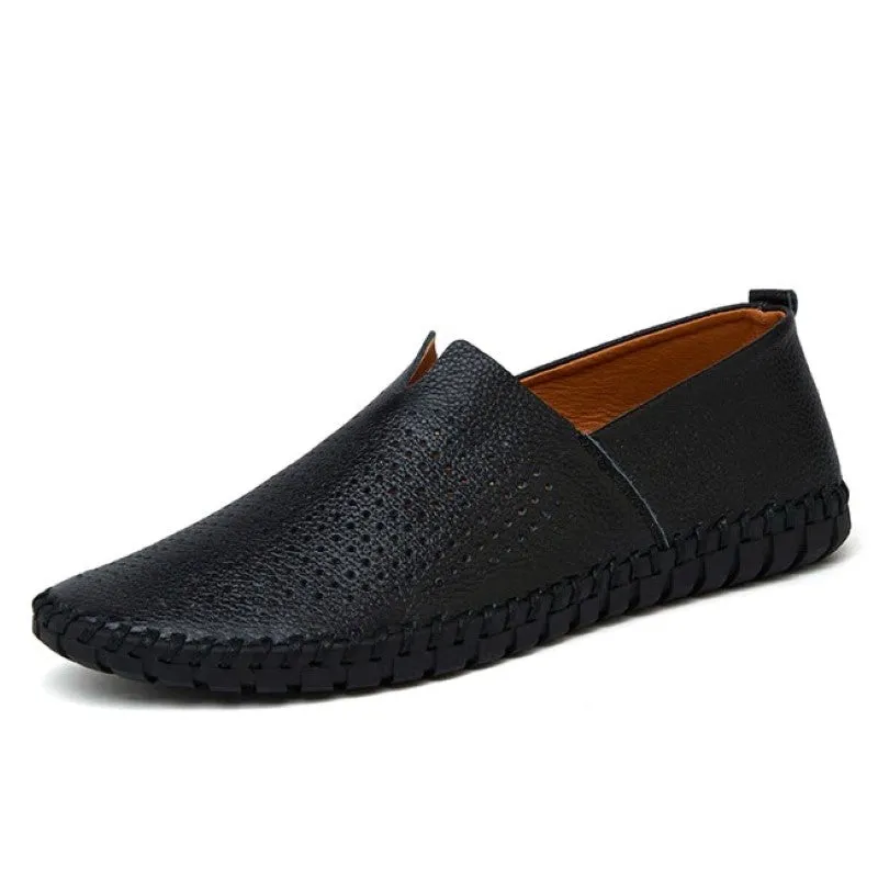 Loafers Breathable Soft Leather Shoe