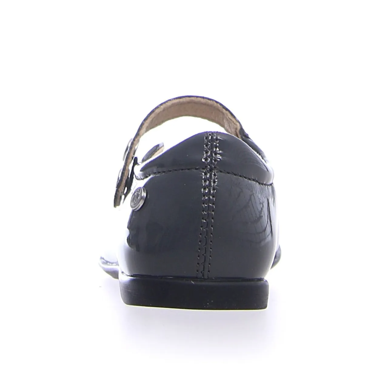 Naturino Girl's Ovindoli Lacca Flat Shoes - Antracite