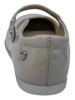 Naturino Girl's Ovindoli Vernice Flat Shoes, Grigio