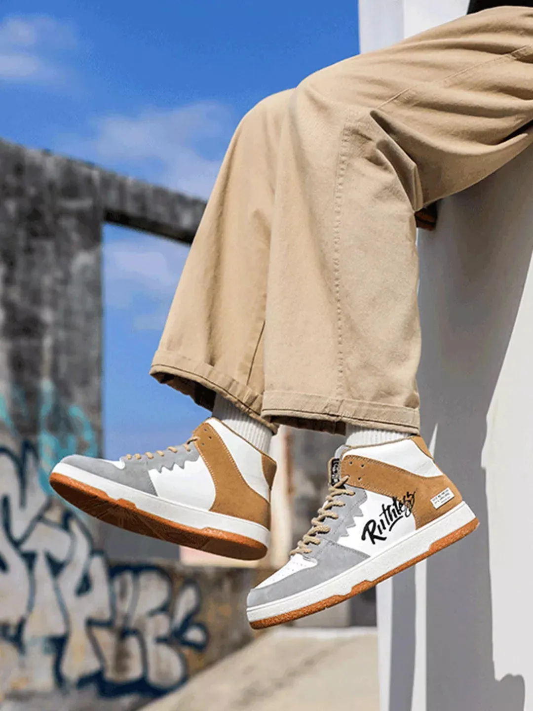 Niceprimes Versatile Trendy Color-Block Sports Sneakers