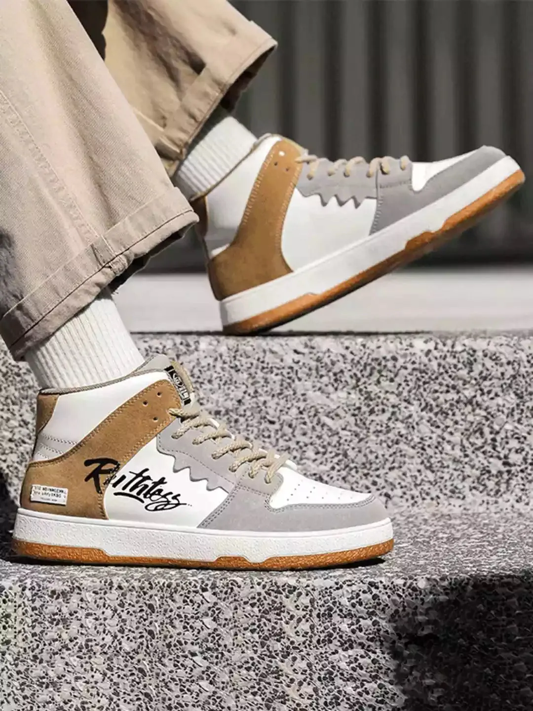 Niceprimes Versatile Trendy Color-Block Sports Sneakers