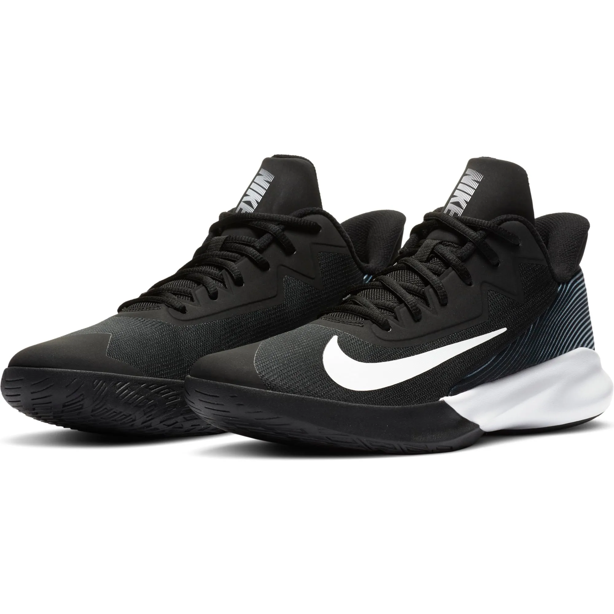 Nike Basketball Precision 4 Shoe - Black/White