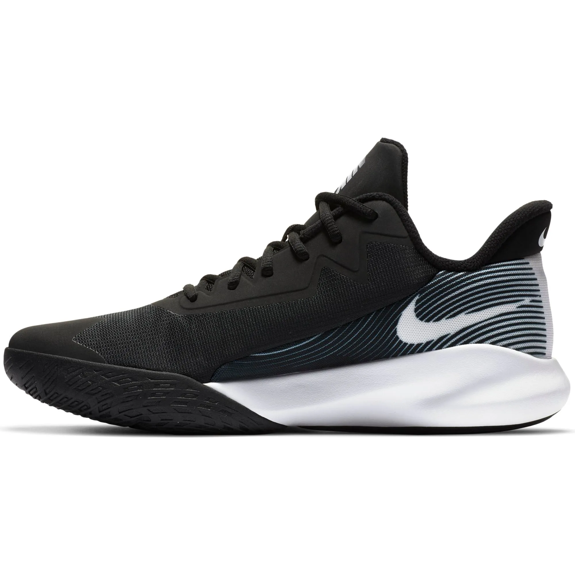 Nike Basketball Precision 4 Shoe - Black/White