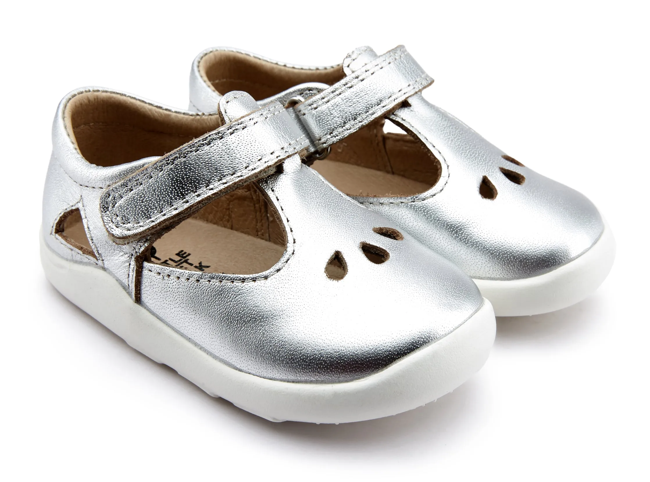 Old Soles Girl's 8034 Ground Sis Mary Jane - Silver