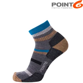 Point6 - Hiking Light Cushion Mini Crew (Stripes)