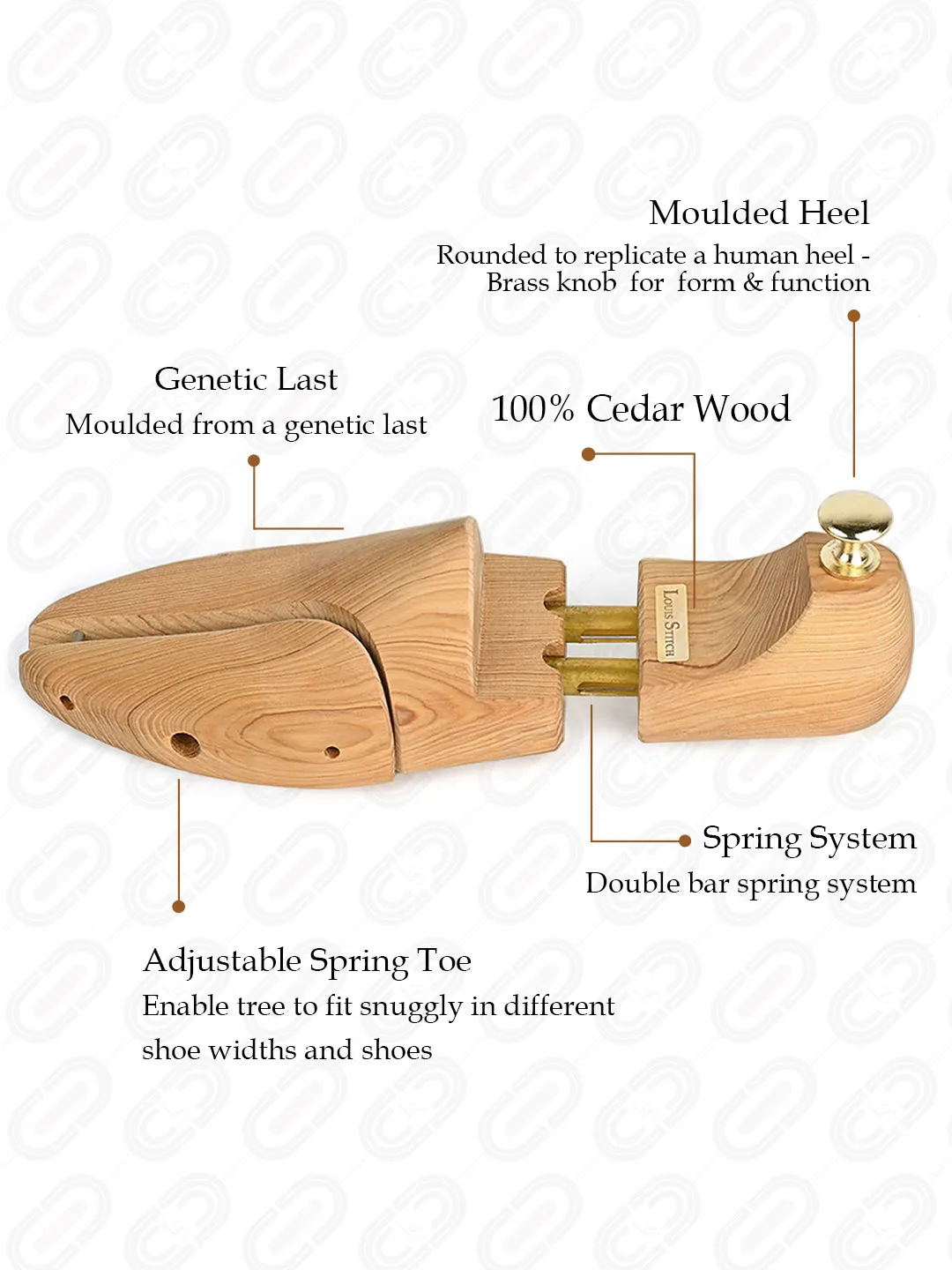 Premium Cedar Wooden Shoe Tree