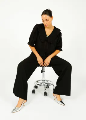 RIXO Ellery Top in Black
