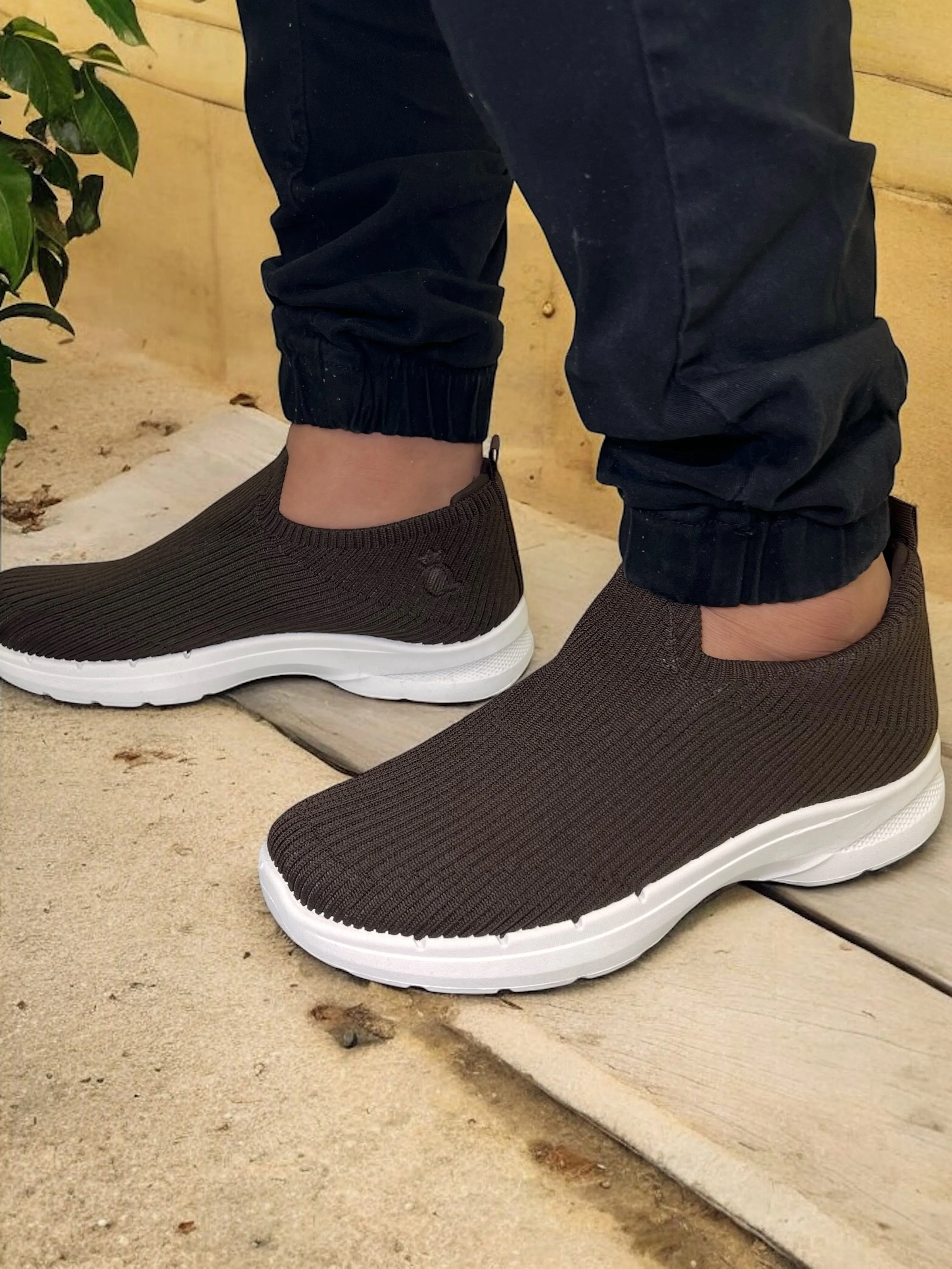 SHIDaQIN Midnight Glide - Slip-On Sneakers