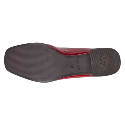 Tamaris  Block Heeled Loafers -24316-43 -  Red