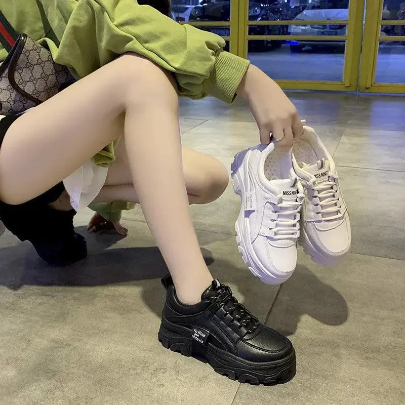 Women's Versatile Elevated Casual Thick Sole Sports Shoes