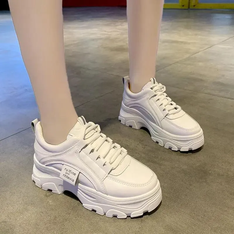 Women's Versatile Elevated Casual Thick Sole Sports Shoes