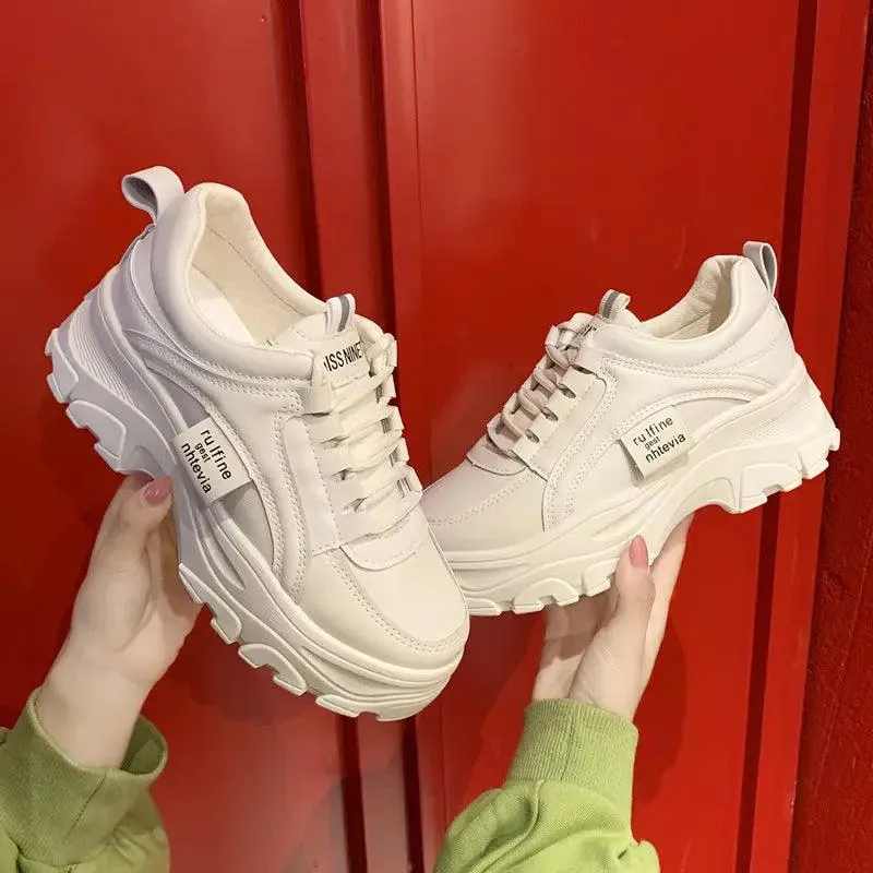 Women's Versatile Elevated Casual Thick Sole Sports Shoes